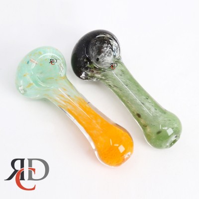 GLASS PIPE TWO COLOR FRITTED PIPE GP2681 1CT